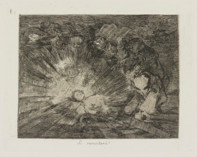 Ressuscitera-t-elle ?, pl. 80 de la série Los desastres de la guerra - Francisco de Goya