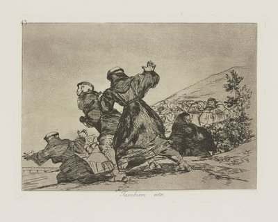 Tambien esto. (Cela aussi.), pl. 43 de la série Los desastres de la guerra (Les Désastres de la guerre) - Francisco de Goya