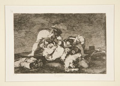 Tampoco (Ni [ceux-ci] non plus), pl. 10 de la série Los desastres de la guerra (Les Désastres de la guerre) - Francisco de Goya