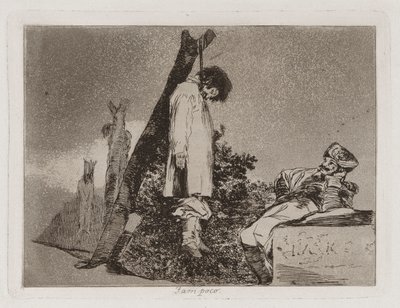 Tampoco (Pas [dans ce cas non plus]), Planche 36 de Los desastres de la guerra (Les Désastres de la guerre) - Francisco de Goya