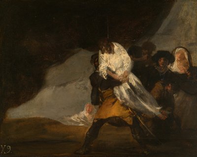 Le Moine pendu - Francisco de Goya