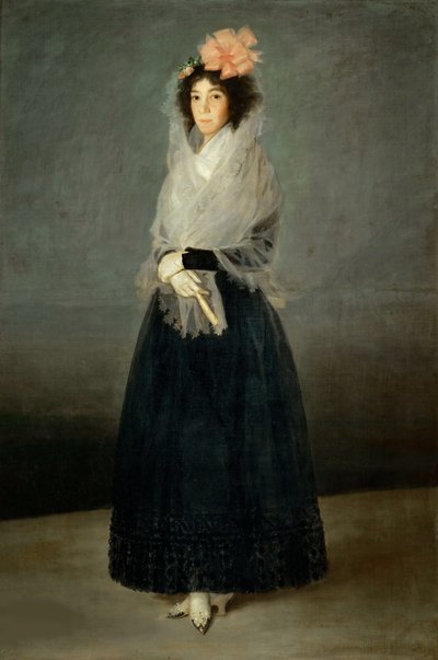 Portrait de la comtesse del Carpio, marquise de la Solana 1757-1795, vers 1794 - Francisco Goya de