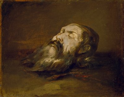 Cabeza de santo degollado - Francisco Herrera the Elder