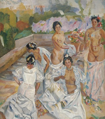 Le Bain de Séville - Francisco Iturrino
