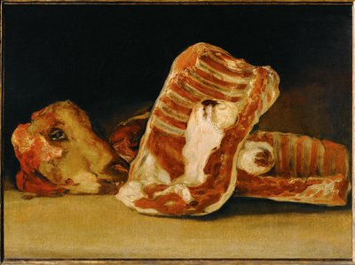 Nature Morte a la tete de mouton - Nature morte à la tête de mouton ... - Francisco Jose de (circle of) Goya y Lucientes
