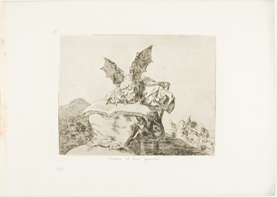 Contre le bien commun, planche 71 de Les Désastres de la guerre - Francisco Jose de Goya y Lucientes
