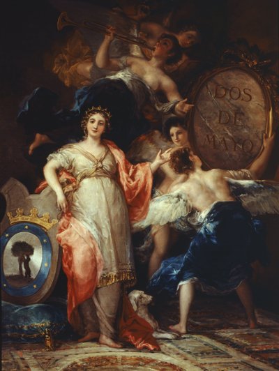 Allégorie de la Ville de Madrid (Espagne) - Huile sur toile - Francisco de Goya