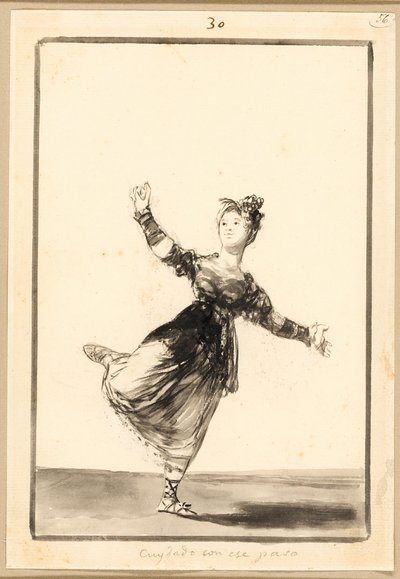 Attention à cette étape ! - Francisco Jose de Goya y Lucientes