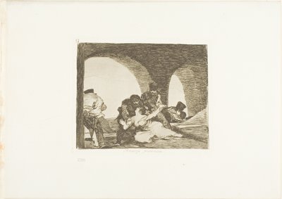 Amer de se présenter, planche 13 de Les Désastres de la guerre - Francisco Jose de Goya y Lucientes