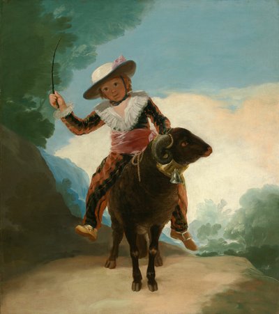 Garçon sur un bélier - Francisco Jose de Goya y Lucientes