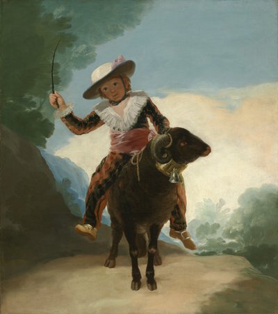 Garçon sur un bélier, 1786-87 - Francisco de Goya