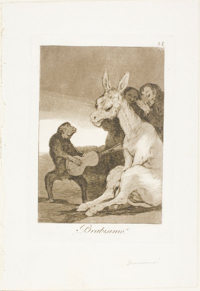 Bravo!, planche 38 de Los Caprichos - Francisco Jose de Goya y Lucientes