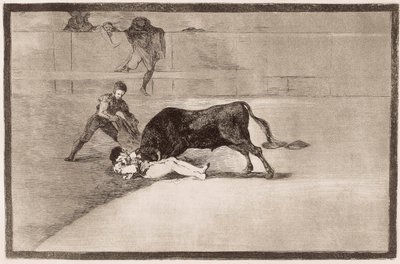 Corrida : la mort malheureuse de Pepe Hillo - Francisco de Goya