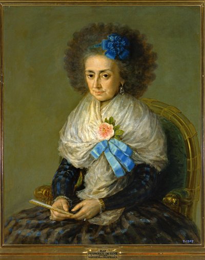 Dona Maria Antonia Gonzaga, Marquise de Villafranca ... (peinture sur toile) - Francisco Jose de Goya y Lucientes