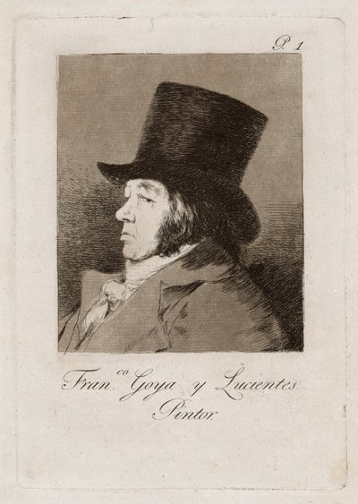 Francisco Goya y Lucientes, peintre, planche une de Los Caprichos - Francisco Jose de Goya y Lucientes