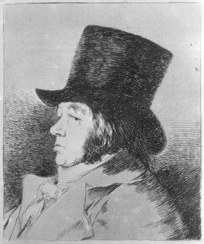 Francisco Goya y Lucientes, Peintre, planche n° 1 de la série « Los Caprichos » - Francisco Jose de Goya y Lucientes