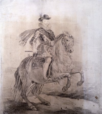 Portrait équestre de Philippe III d