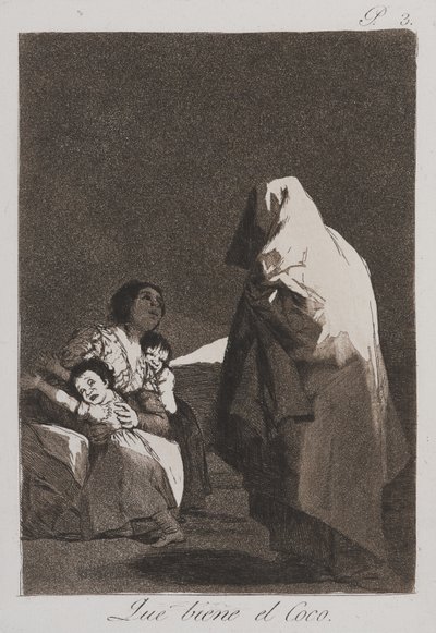Voici le Croque-mitaine (Que viene el Coco) - Francisco de Goya