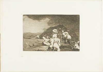 Bien fait pour toi, planche six des Désastres de la guerre - Francisco Jose de Goya y Lucientes