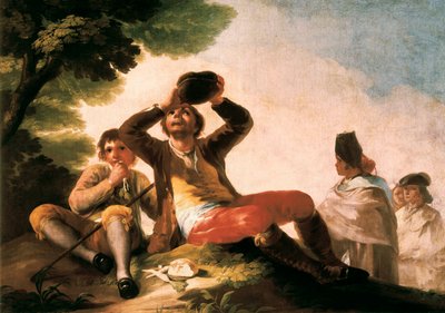 Le buveur - Francisco Jose de Goya y Lucientes