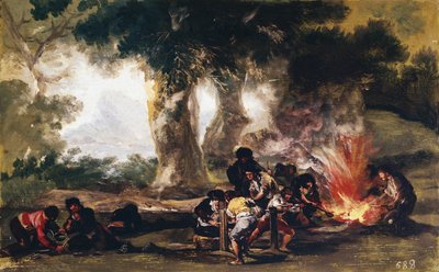 Fabrication de balles dans la Sierra de Tardienda - Francisco de Goya