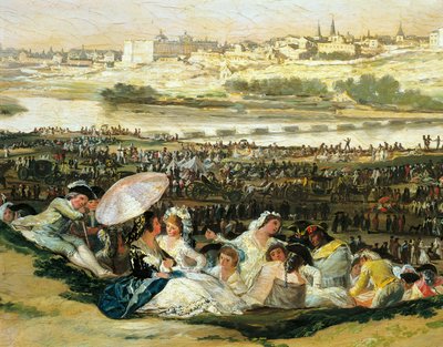 Pré de San Isidro (détail) - Francisco Jose de Goya y Lucientes