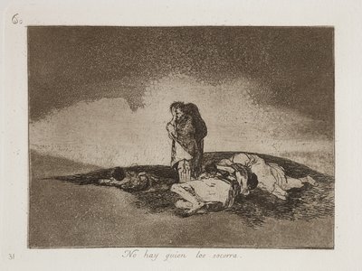 No Hay Quien Los Socorra - Francisco Jose de Goya y Lucientes