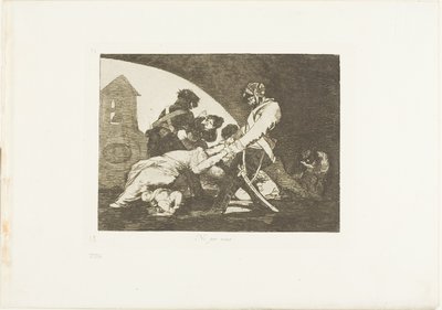Ni ceux-ci, planche onze de Les Désastres de la guerre - Francisco Jose de Goya y Lucientes