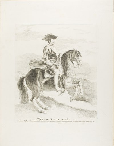 Philippe IV - Francisco Jose de Goya y Lucientes
