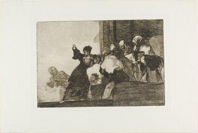 Pauvre Folie, planche onze de Los Proverbios - Francisco Jose de Goya y Lucientes