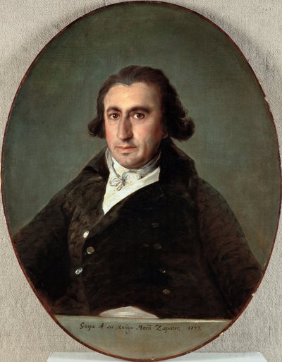 Portrait de Martin Zapater y Claveria - Francisco Jose de Goya y Lucientes