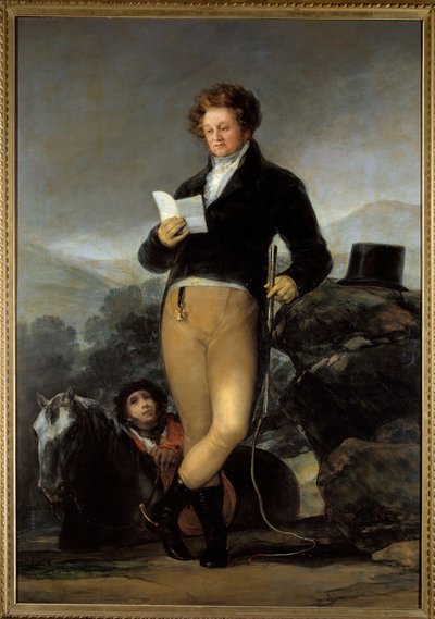 Portrait en pied de Don Francisco par Borja Telez Giron - Francisco de Goya