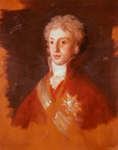 Portrait de Luigi di Borbone-Parma, étude pour la Famille de Charles IV - Francisco Jose de Goya y Lucientes