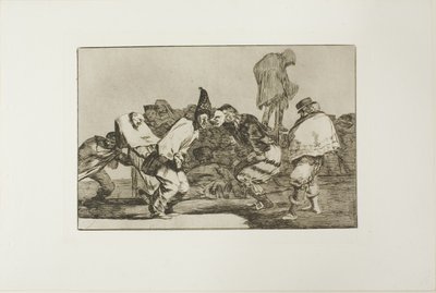 Réjouis-toi, Carnaval, car demain tu seras cendres, planche 14 de Los Proverbios - Francisco Jose de Goya y Lucientes