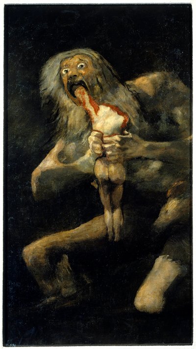 Saturne dévorant son fils - Francisco Jose de Goya y Lucientes