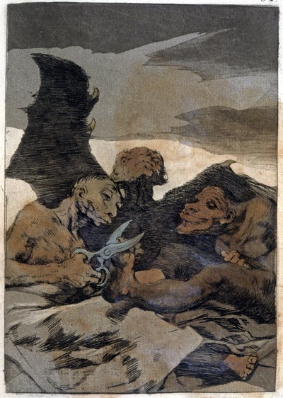 Se Repulen (Ils vont bien), c. 1802 (gravure) - Francisco Jose de Goya y Lucientes