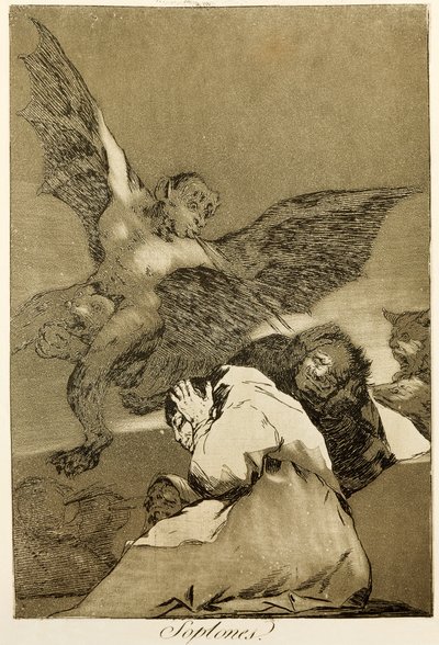 Les mouchards, eau-forte et aquatinte numéro 48 de la série Capricci - Francisco Jose de Goya y Lucientes