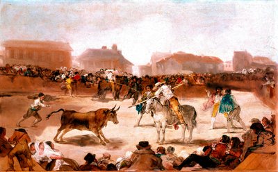 Corrida dans un village - Francisco de Goya