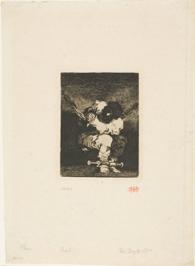 La garde est aussi barbare que le crime ("Le petit prisonnier") - Francisco Jose de Goya y Lucientes