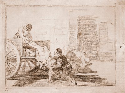 Les Désastres de la guerre : Chariots vers le cimetière - Francisco de Goya
