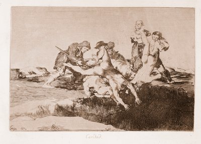 Les Désastres de la guerre : Charité - Francisco de Goya