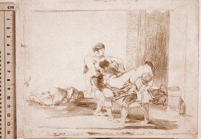 Les Désastres de la guerre : Au cimetière - Francisco de Goya