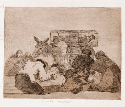Les Désastres de la guerre : Étrange dévotion - Francisco de Goya