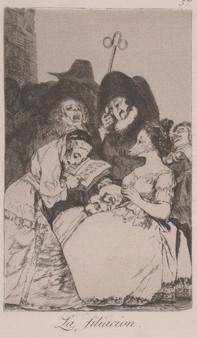 La Filiacion - Francisco de Goya