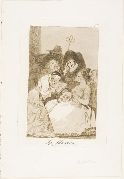 La filiation, planche 57 de Los Caprichos - Francisco Jose de Goya y Lucientes