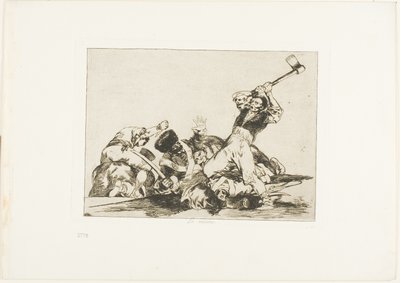 Le même, planche trois de Les désastres de la guerre - Francisco Jose de Goya y Lucientes