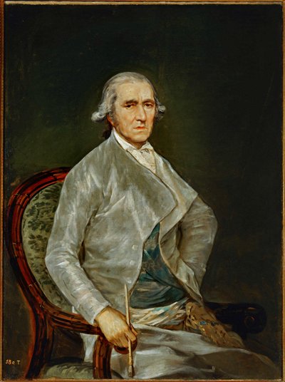 Le peintre Francisco Bayeu ... (peinture sur toile) - Francisco Jose de Goya y Lucientes