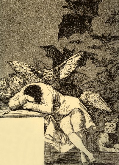 Le sommeil de la raison engendre des monstres (Caprice 43) - Francisco Jose de Goya y Lucientes