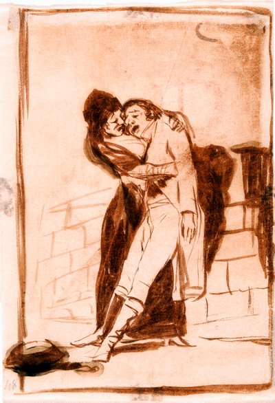 "Les caprices" (Los caprichos) : Amour et Mort - Francisco de Goya