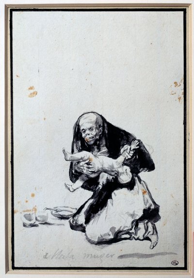 La mauvaise femme - Francisco de Goya